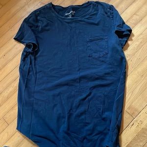 Blue tee